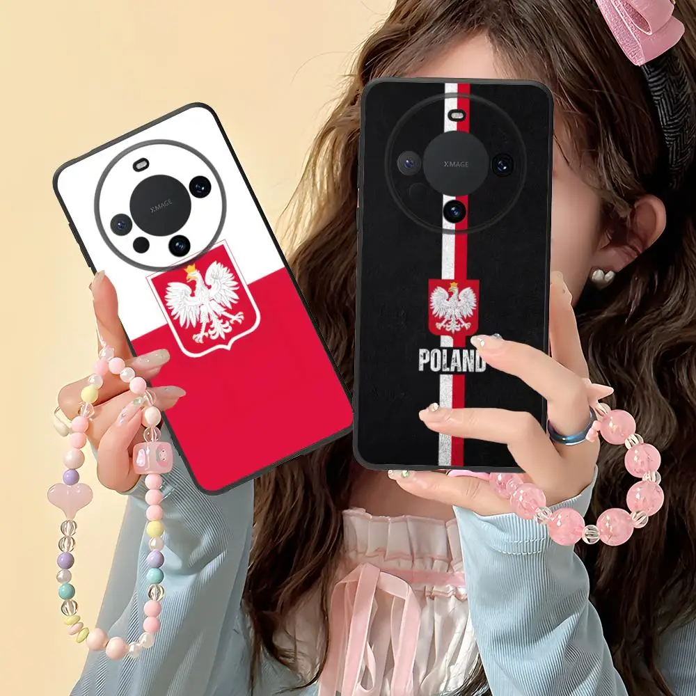 

Чехол для мобильного телефона с флагом Польши для Huawei Mate 60 50 40 30 20 10 Pro Plus Lite E 5G, с красочным принтом, красивый чехол