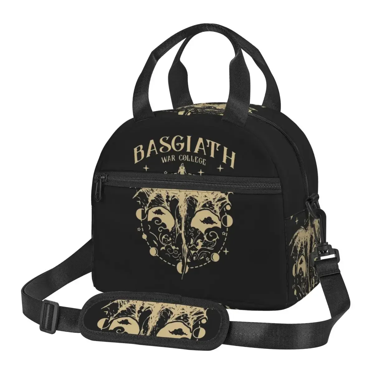 Basgiath War College 20 Fourth Wing Insulated Lunch Bag for School Picnic Storage Food Boxes Portable Cooler Thermal Lunch Box