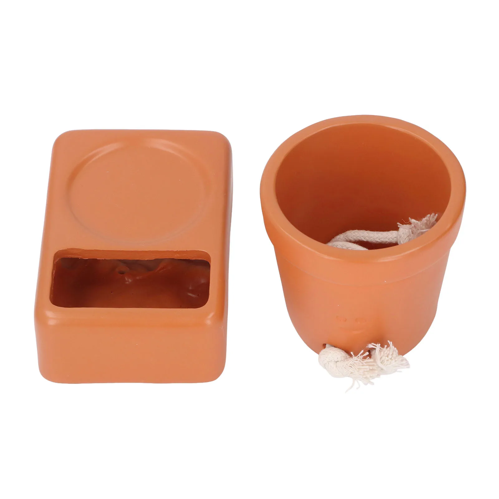 

Self Watering Smiling Face Planter Resin Sitting Succulent Planter Flower Pot for Indoor Outdoor Decoration