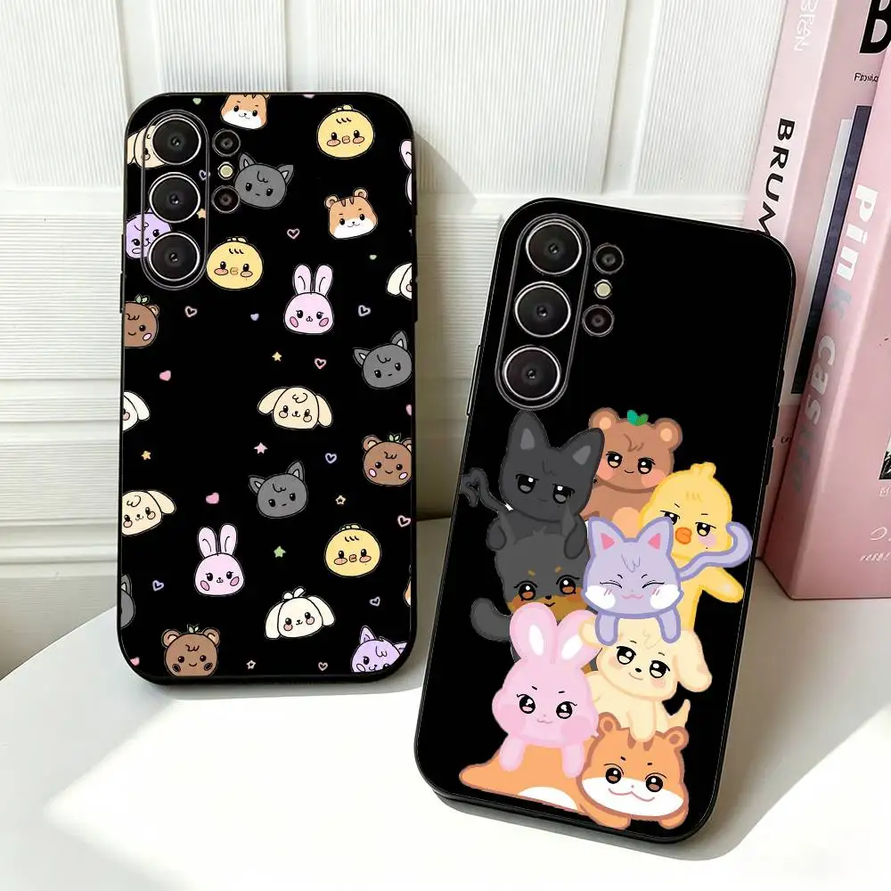 Hot J-ATEEZ Kpop Black Soft Silicone Phone Case for Samsung Ultra S26, S24, S21, S22, S23, S30, Plus, Lite