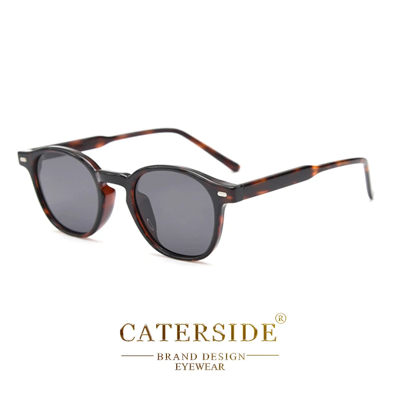 Caterside Polarisierte Runde Sonnenbrille für Herren, Punk TR-Rahmen mit Core-Einsatz, Retro-Sonnenbrille für Damen, Set für Autofahren und Angeln, UV400-Schutz – Detail 11