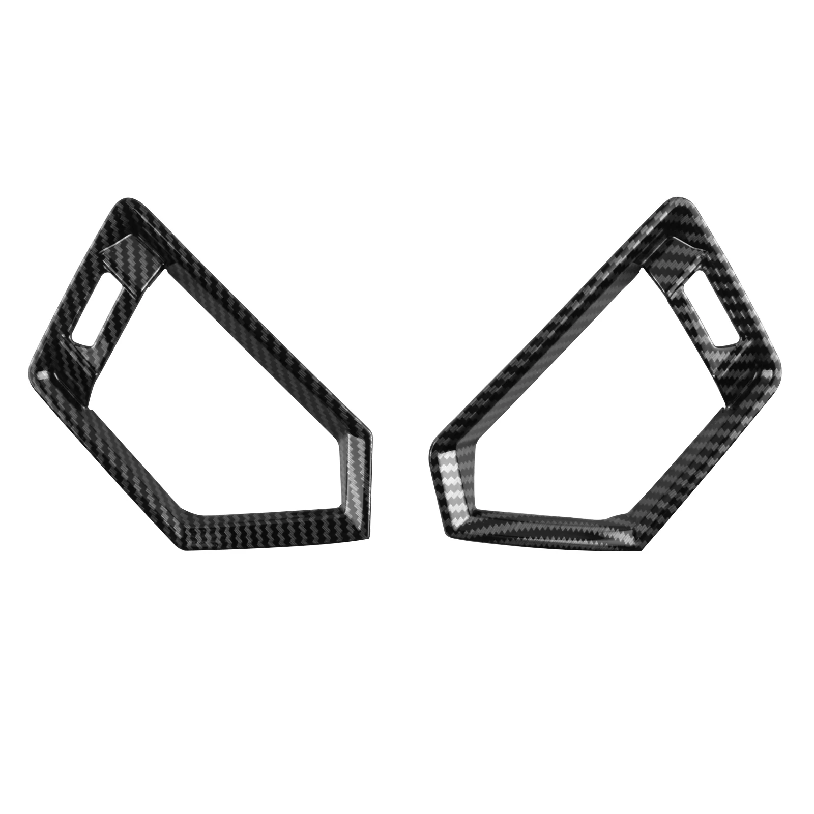 2pcs Carbon Fiber Side Air Conditioning Vent Outlet Cover Trim Sticker For BMW 3 Series G20 G28 2019-2020 Auto Accessories - Image 3