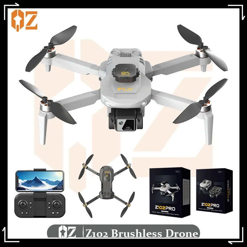 Z102 Drone 8k Long Endurance Obstacle Avoidance Remote Control Aircraft Hd Aerial Photography Brushless Training Aircraft Toy