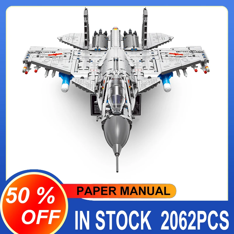 T4026 Fighter J-15 Plane Building Blocks set MOC Military educational Blocks toys for kids Christmas gift