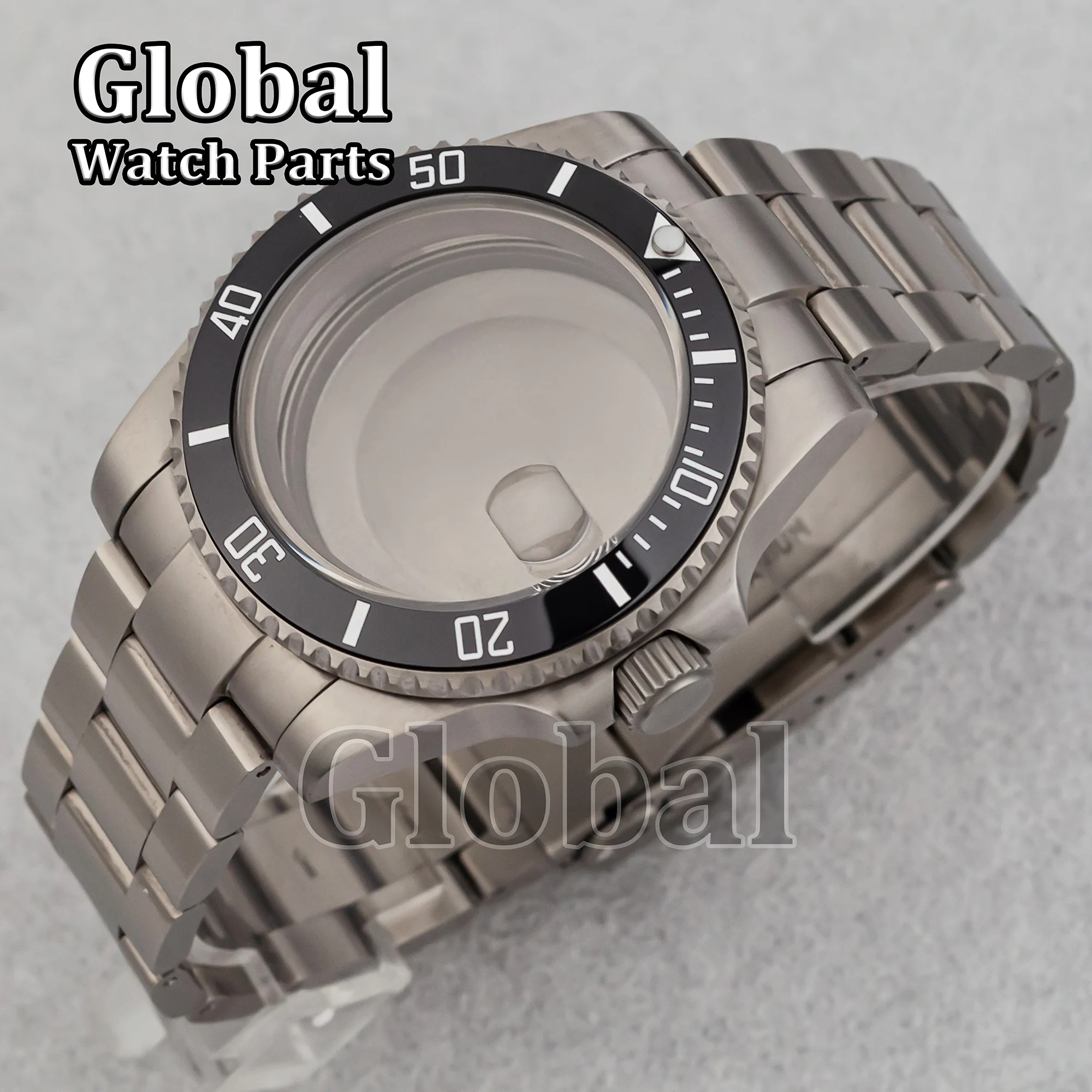 Titanium Watch Strap NH35 Case for SUB GMT Watches 40mm Watch Case Fit ETA2824/NH35/NH36 Movement MOD Repair Watch Accessories