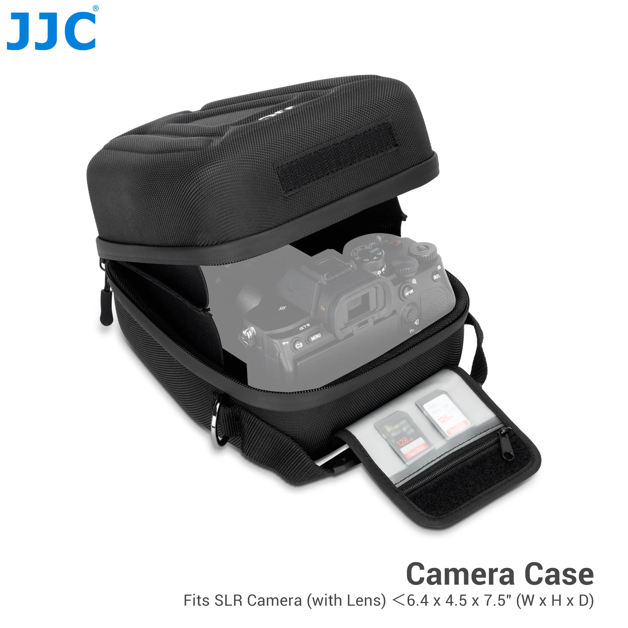 JJC coque rigide tui pour appareil photo Canon EOS R50 R100 R10 R8 R7 R6 Mark II R5 Nikon Z50 Z30 Zf Z8 Z7 II Z6 II Z5 EVA pochette pour appareil photo