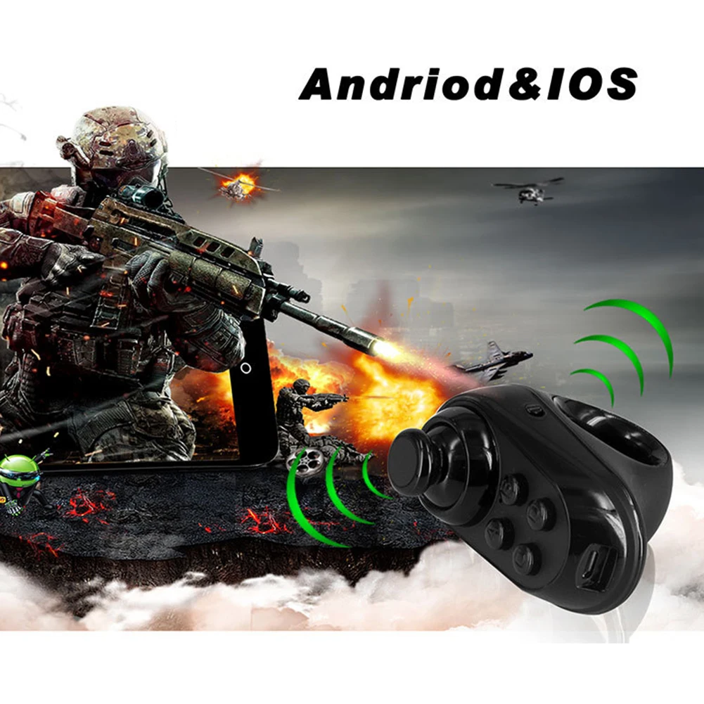 R1 Ring Shape Bluetooth-compatible Remote Control for iPhone Android Smartphone VR Gamepad