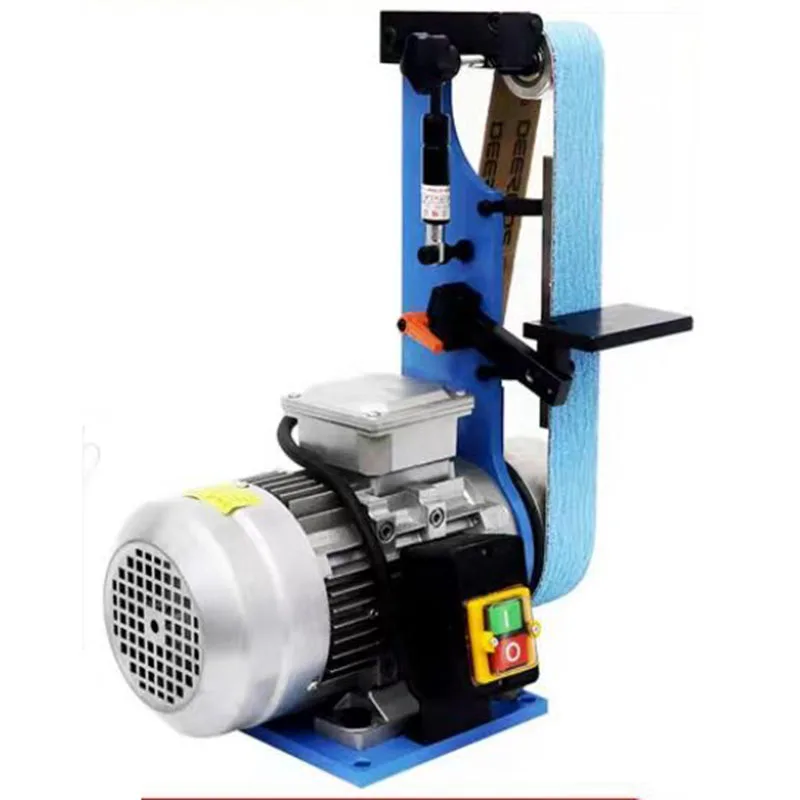 

220V/380V Small Vertical Sanding Belt Machine Electric Burr Woodworking Grinding Polishing Machine Knife Sharpening Tool