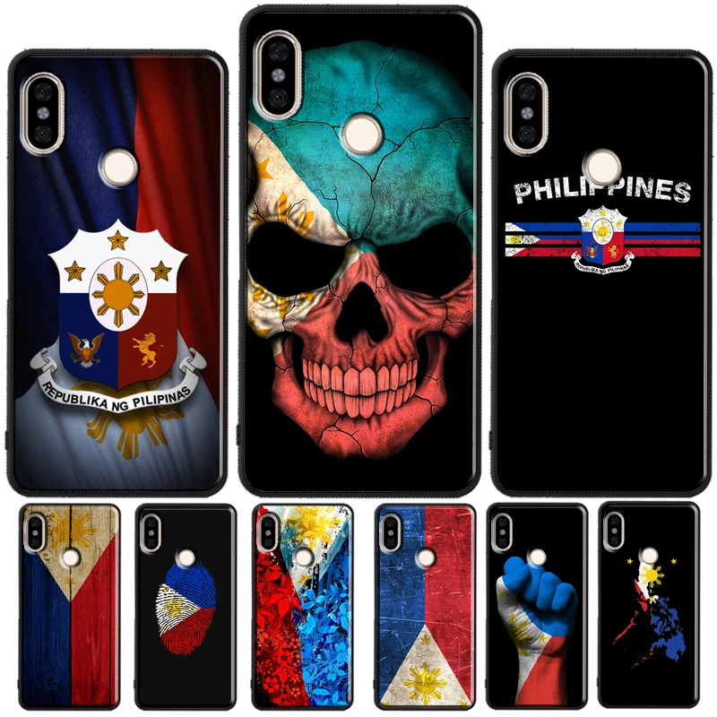 Philippines Flag For Redmi Note 11 Pro Phone Case For Redmi Note 10 Pro 7 8 9 Pro 10S 9S Redmi 10 9A 9T 9C