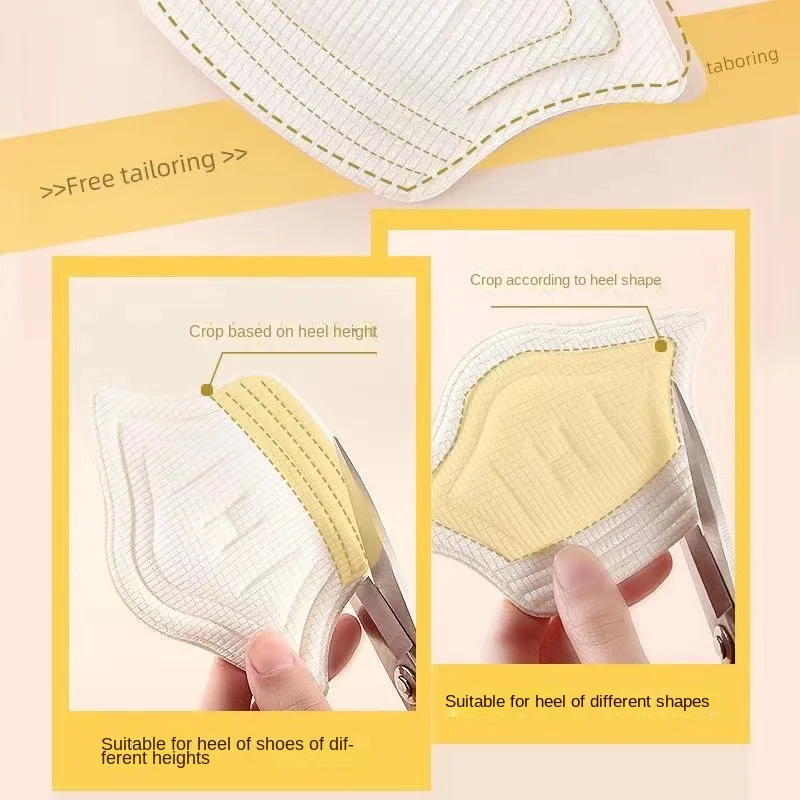 3/6 Stuks Inlegzolen Patch Hak Pads Sport Schoenen Verstelbare Maat Anti-Wear Voeten Pad Kussen Insert Binnenzool Hiel Beschermer Terug Sticker