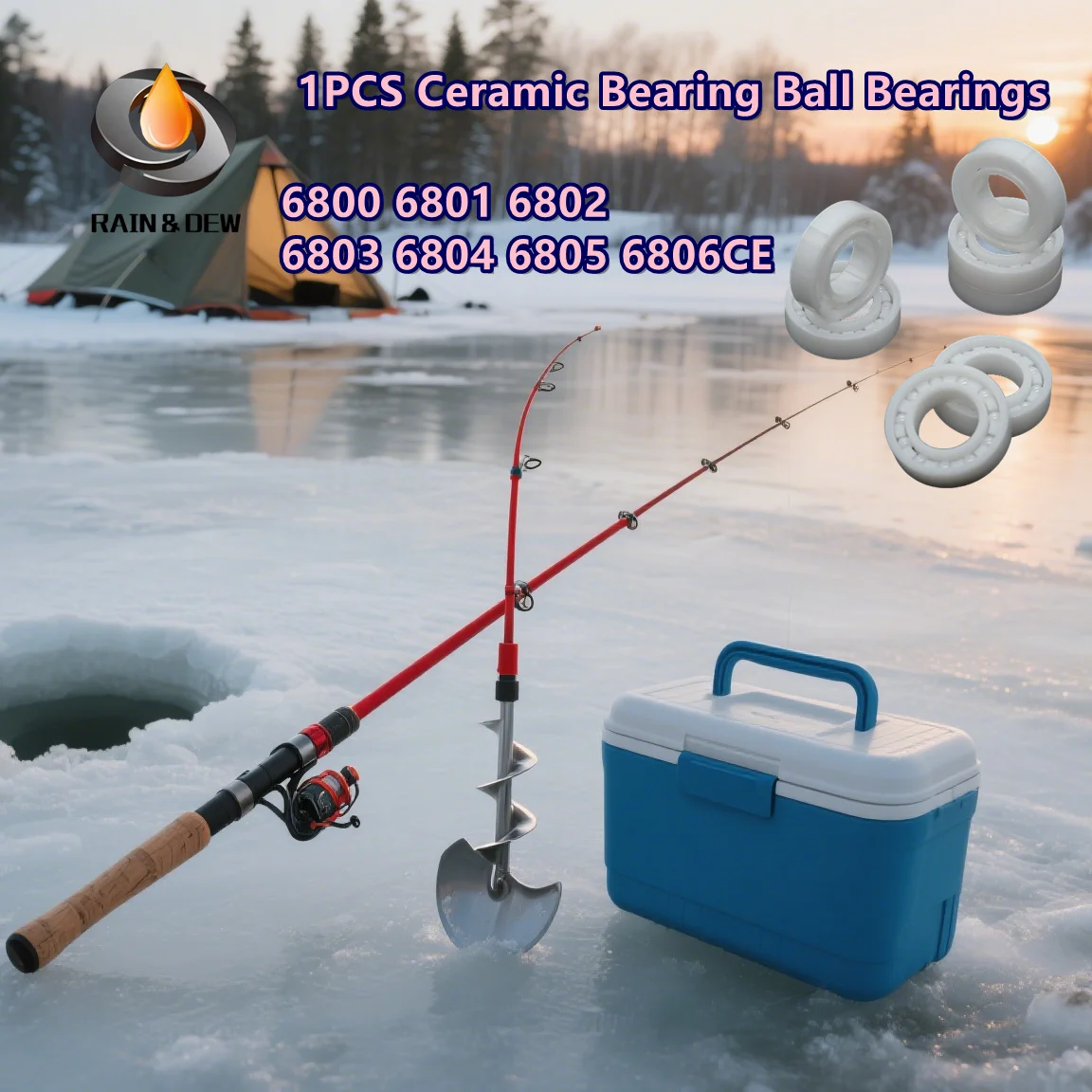 

1 шт. керамический подшипник 6800 6801 6802 6803 6804 6805 6806CE шарикоподшипники