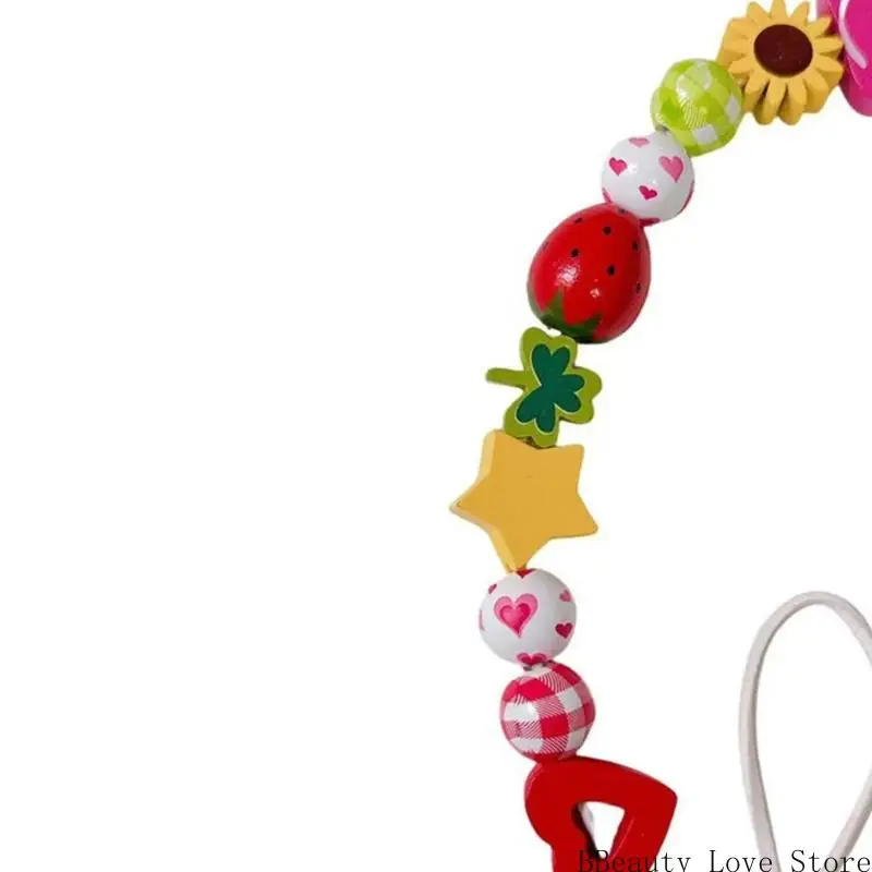 قلادة زهرة متعددة الألوان نابضة بالحياة تعدد الأزهار متعددة الأغراض هدية مجوهرات الصيف خفيفة الوزن