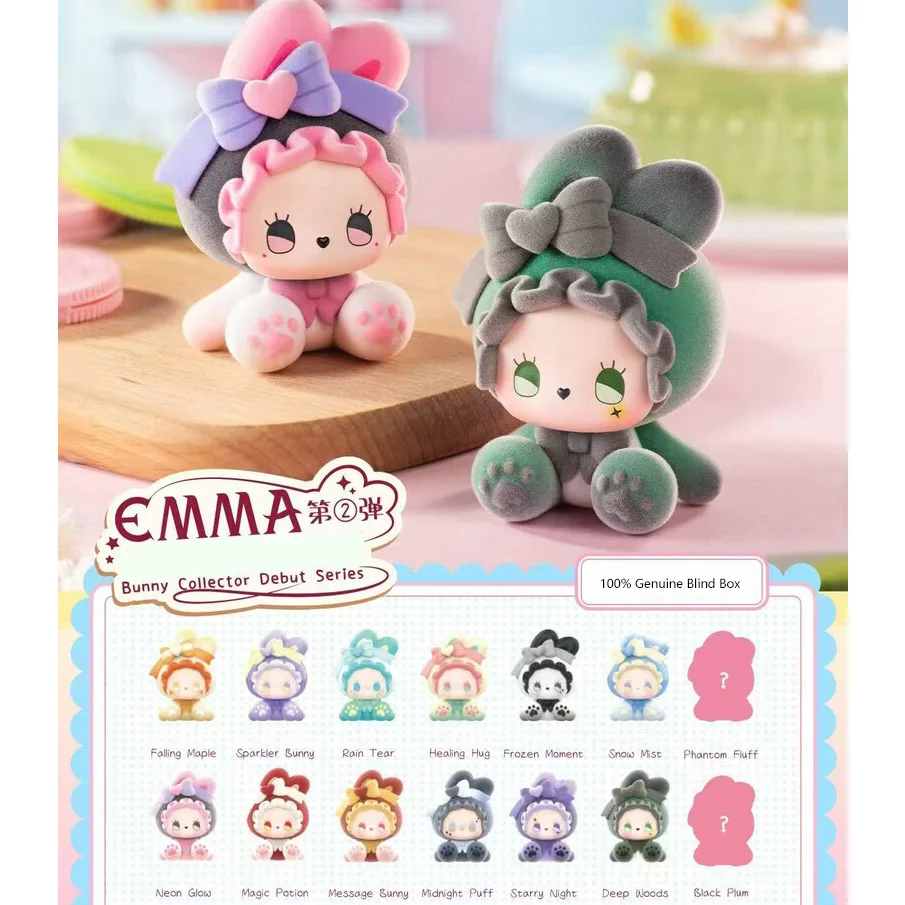 

Genuine Emma Blind Box Bunny Collector Debut Series 2.0 Mini Cute Figurine Car Desktop Ornament Collectible Toy For Kids