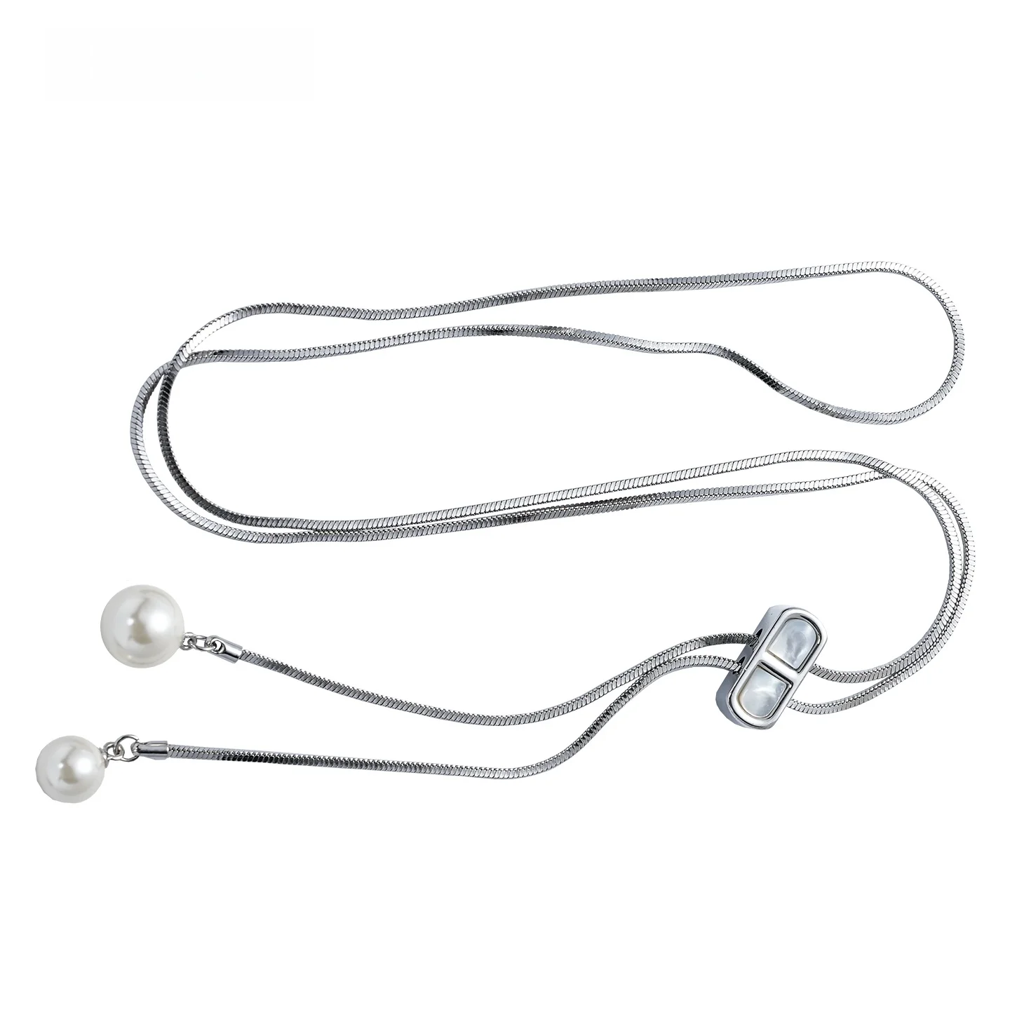 silver-knitted-long-necklace-women's-new-autumn-winter-fashion-jewelry-accessory-elegant-classy-trendy-brand-new-2025