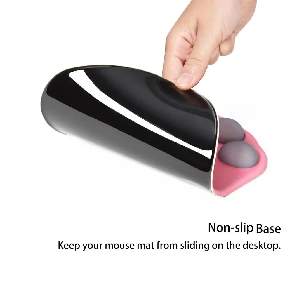 Alas Mouse sandaran pergelangan tangan kaki kucing lucu 3D, alas Mouse silikon pereda nyeri pergelangan tangan ergonomis tahan lama kantor