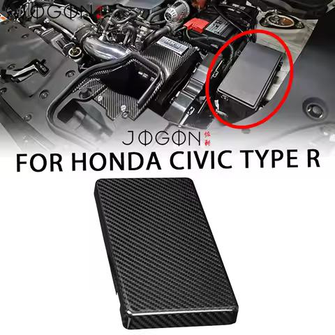 Real Carbon Fiber For Honda tenth generation Civic Type R FK8 CTR 2017 2018 2019 2020 2021 Front Engine Battery Cover Protection