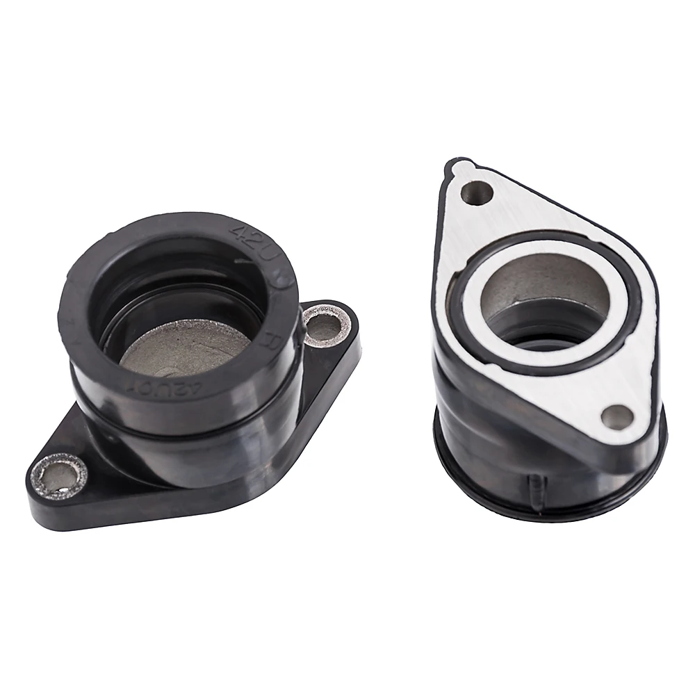 Motorcycle Carburetor Manifold Adapter Rubber Carb Flange Intake Boots for Yamaha XT350 1985-2000 for TT350 1986-1987