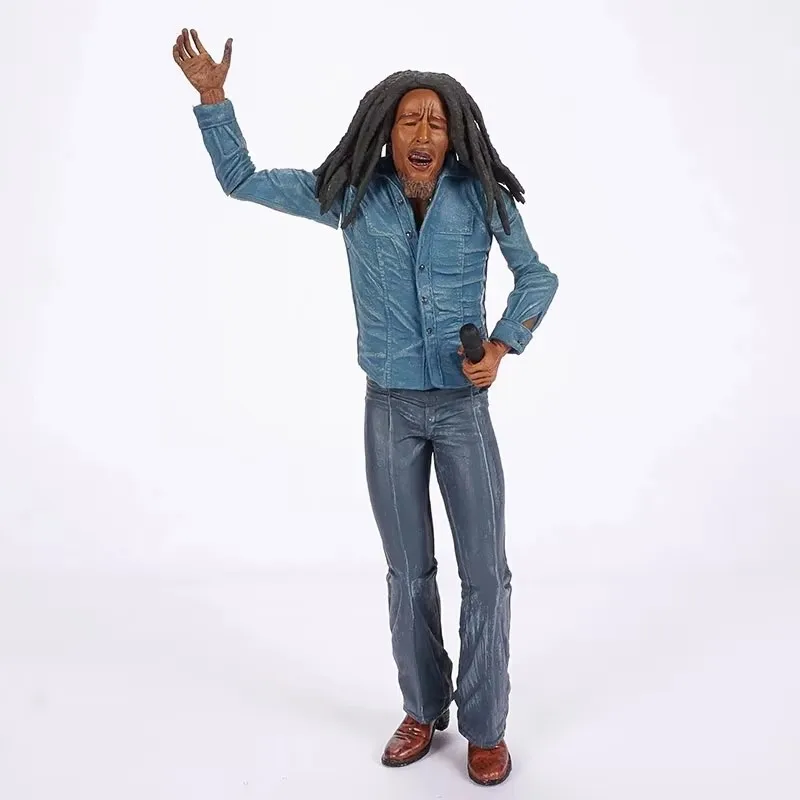 BobMarley Music Legends Figure Decoration Car Ornaments Auto Interior Accessories Decoration Birthday Gift Desktop Model Toy