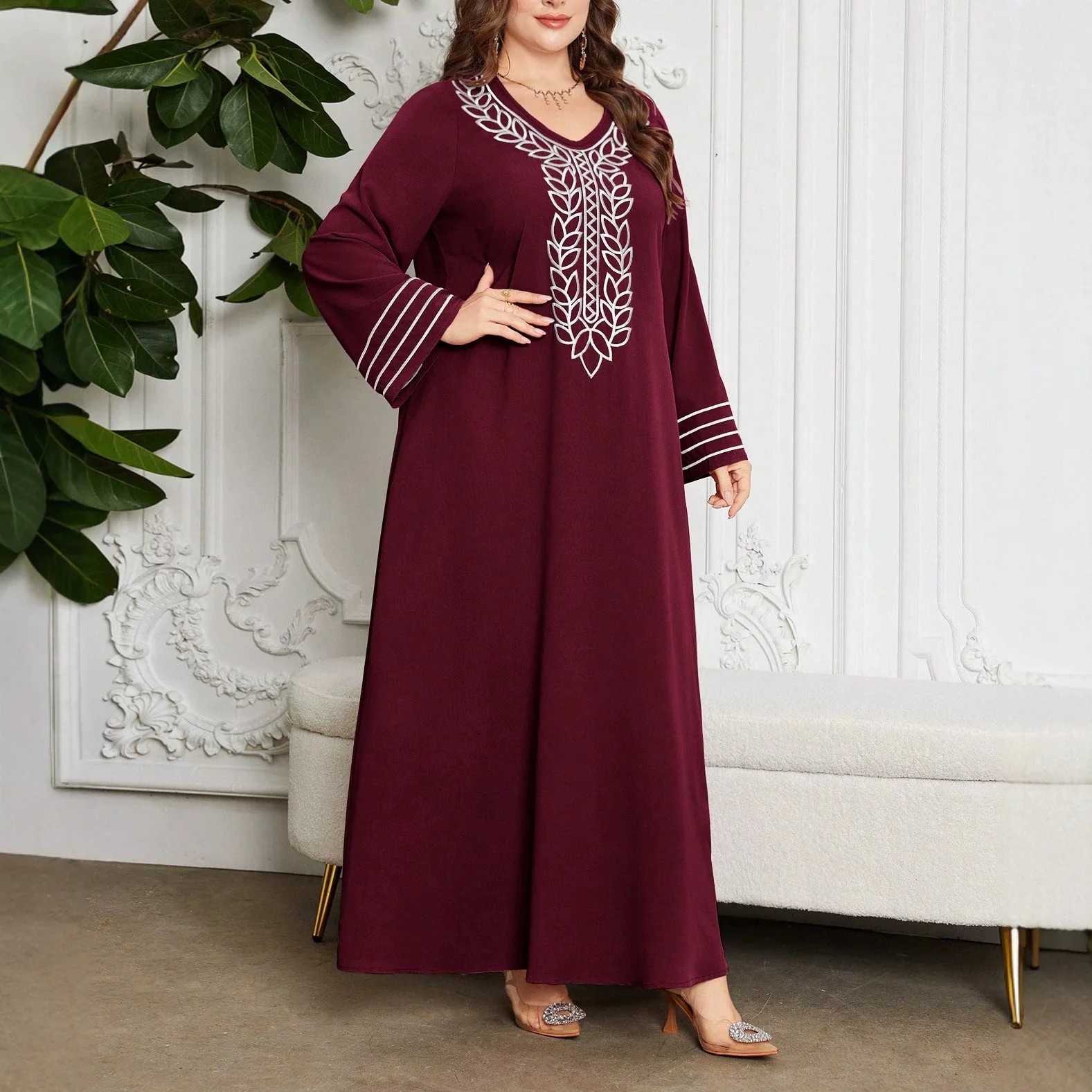 0XL-4XL Plus Size Women Clothes Dresses Spring Autumn Robes Long Sleeve Street Style Casual 3XL 4XL Big Size Dress Oversized 4