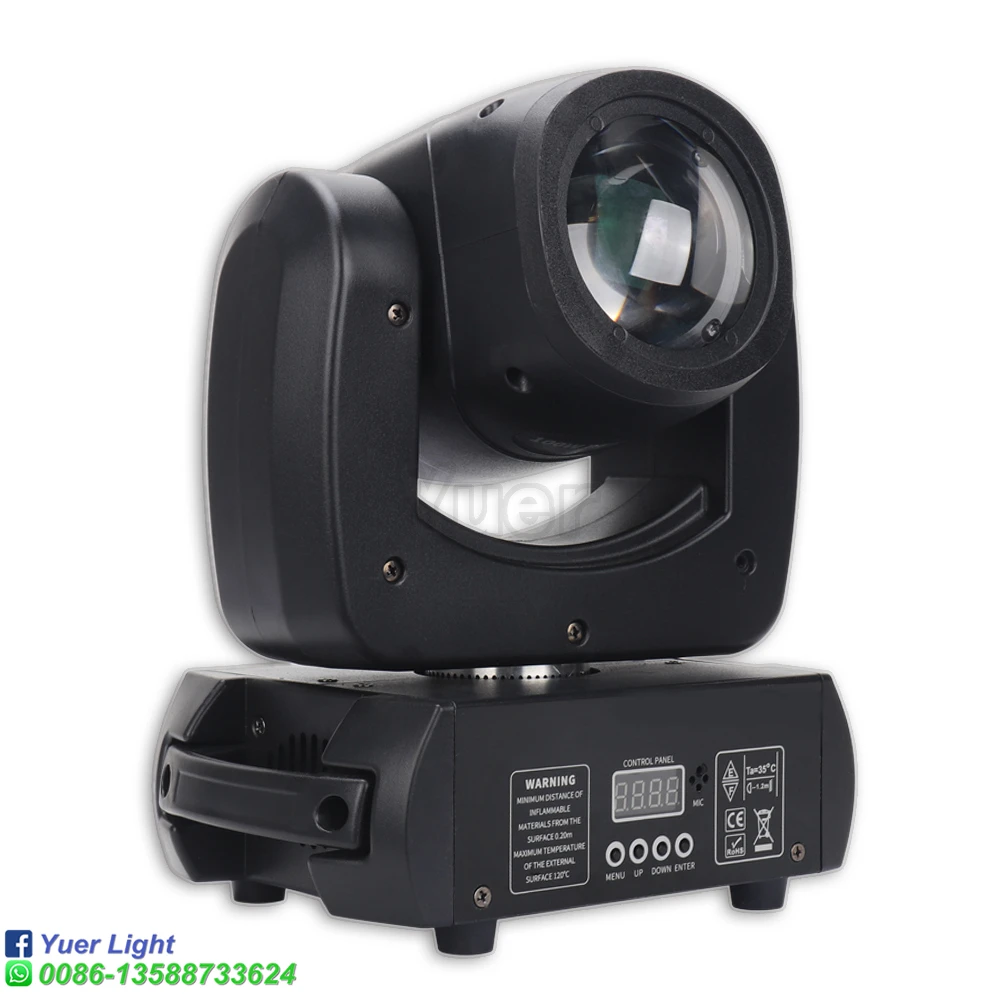 Imagem -04 - Led Spot Beam Moving Head Light 18 Prism Iluminação Efeito de Palco para dj Disco Bar Ktv Festa Casamento 100w Pcs por Lote