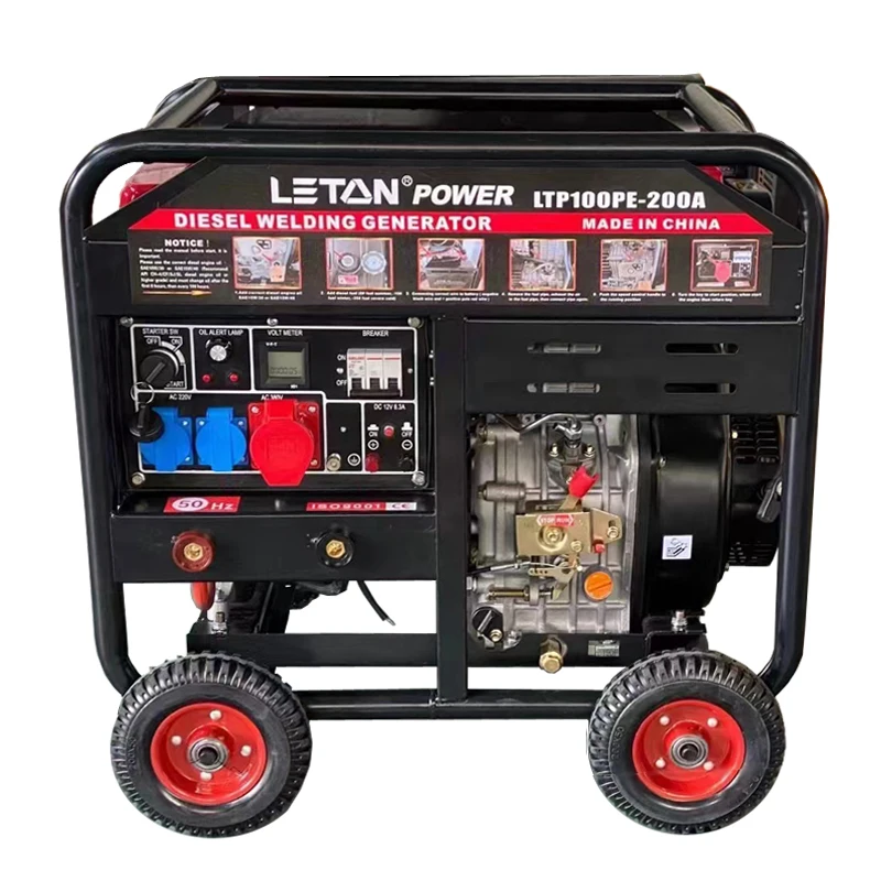 generator welding machine 5 kW 200a 250a three phase  generator for home