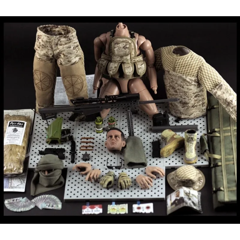 NB06 NB07 NB08 1/6 échelle Sniper avec Barrett armée militaire Combat Swat forces de Police soldat ACU modèle figurine accessoires