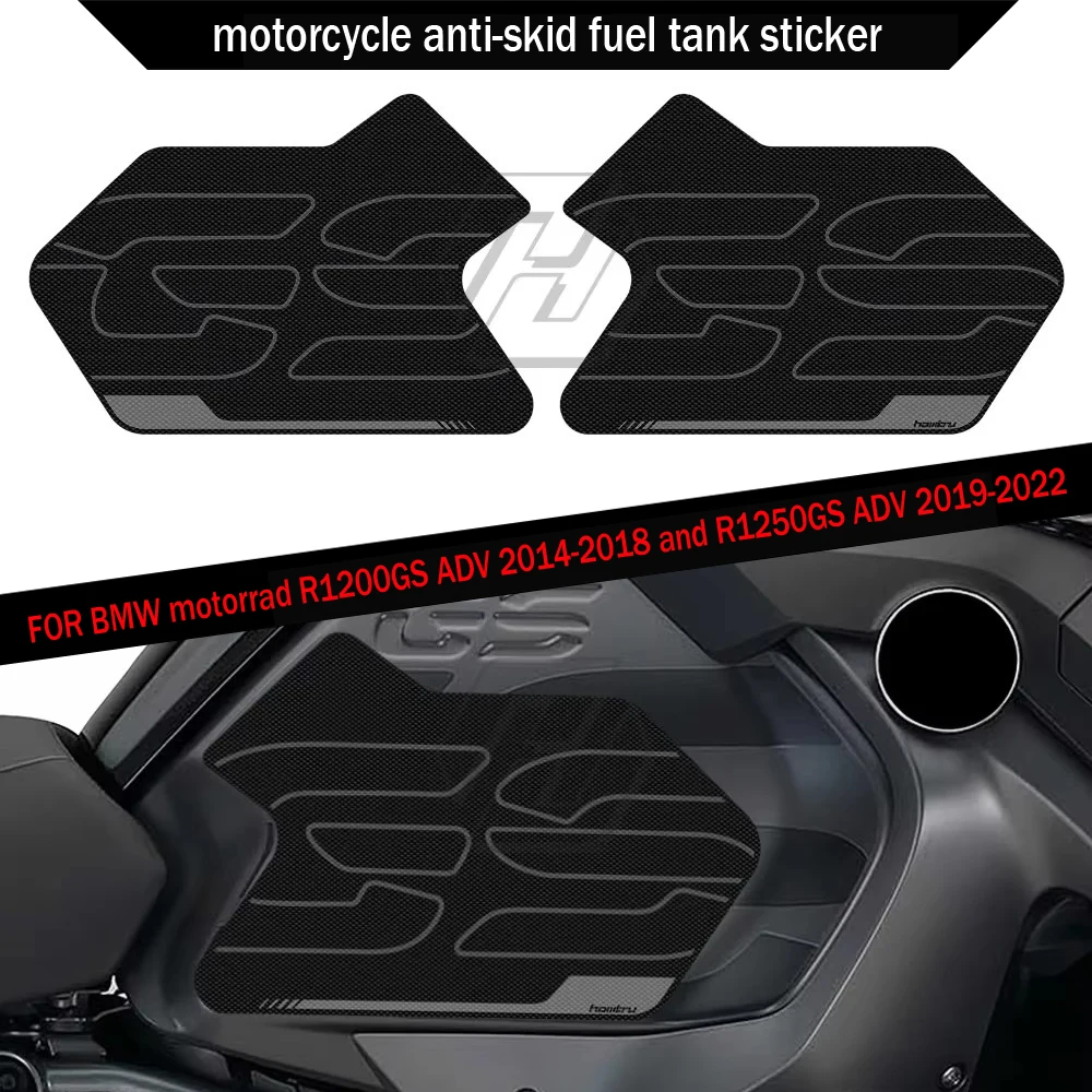 Per BMW Motorrad R1200GS 2014-2018 / R1250GS ADV 2019-2022 moto antiscivolo adesivo laterale serbatoio carburante