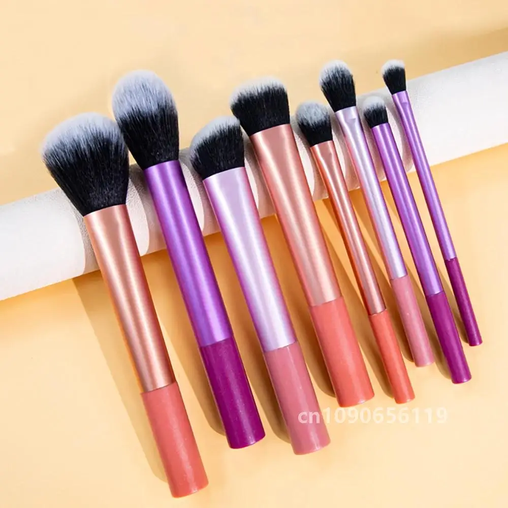 8PCS Makeup Brushes Set For Cosmetic Foundation Powder Blush Eyeshadow Kabuki Blending Real Techniques Make Up Brush Beauty Tool