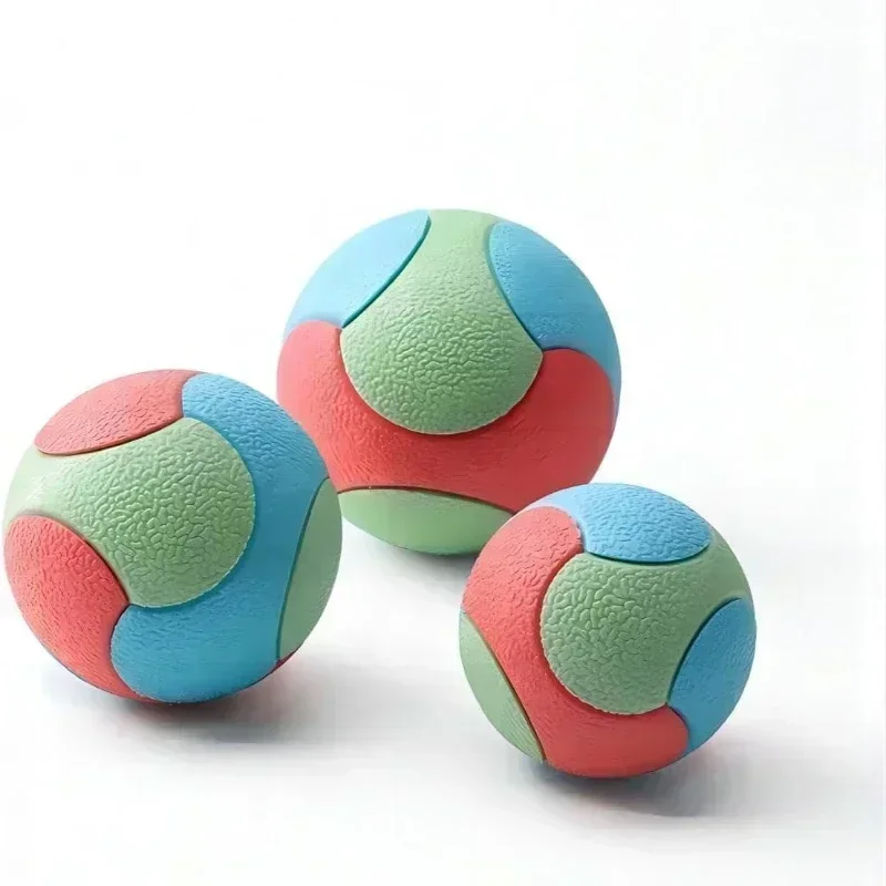 Solid Rubber Dog Balls for Dogs Virtually Indestructible Pet Dog Interactive Toy Training Chew Play Fetch Bite Toys