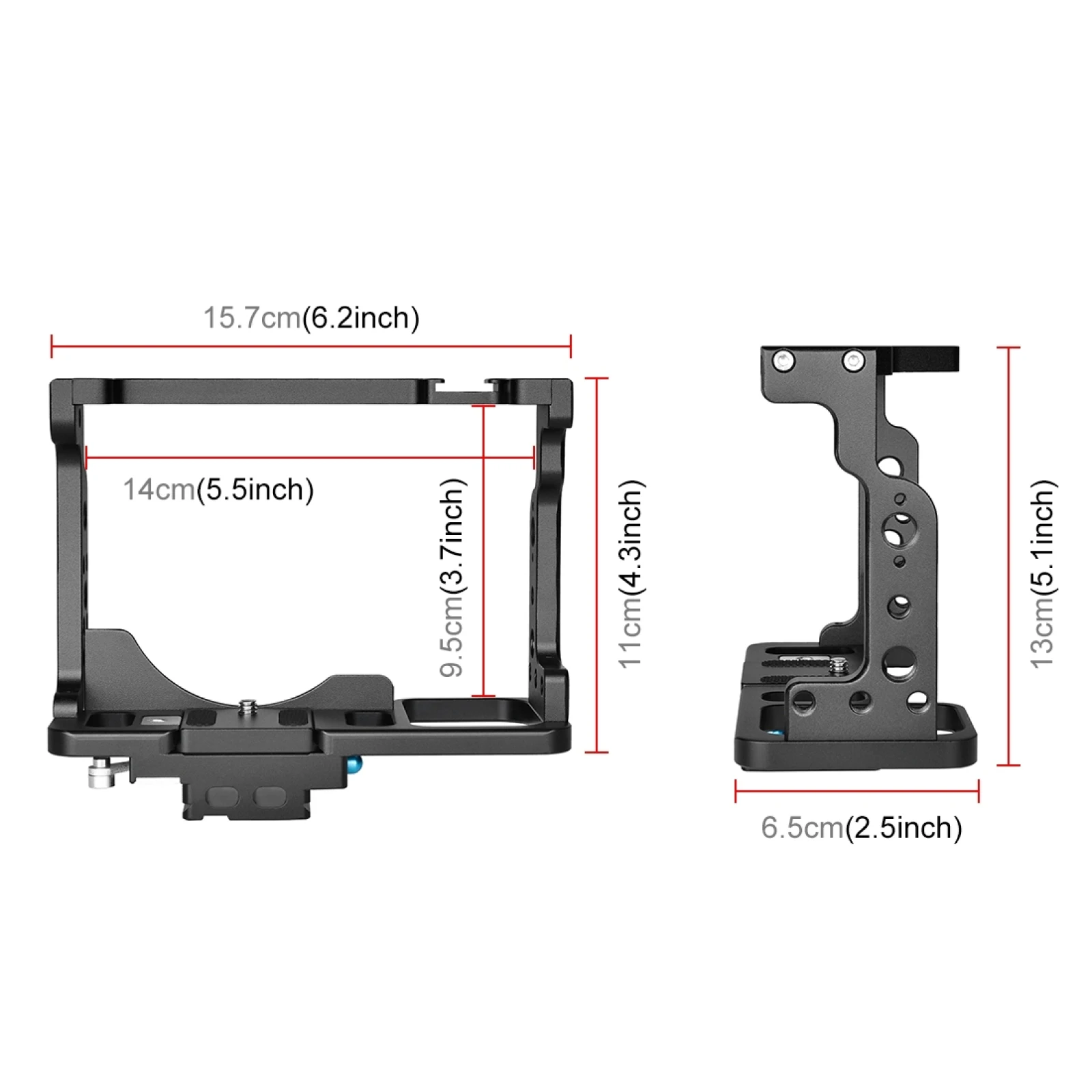 PULUZ Aluminum Alloy Video Cage Camera Cage For Nikon Z6 / Z7 Filmmaking Rig