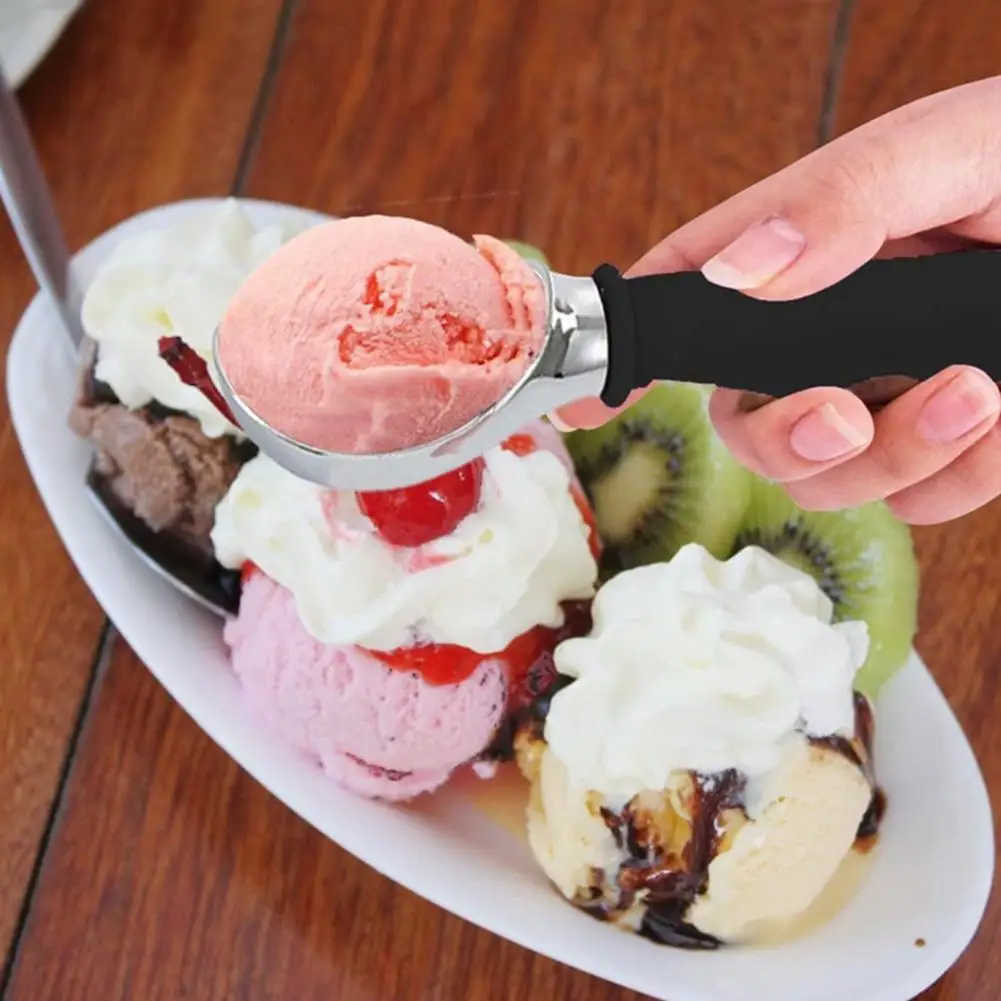 

Ice Cream Scoop Metal Scoop Yogurt Ice Cream Sorbet Sundae Melon Ball Kitchen Tool For The Family Outdoors