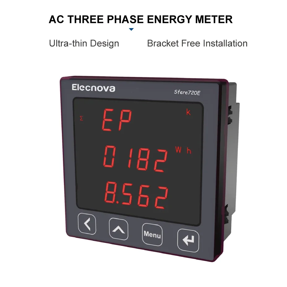 Multifunction Power Energy Meter Modbus Three Phase AC/DC Panel Mounted LCD-Data Acquisition,Energy Manager,Remote Power Monitor