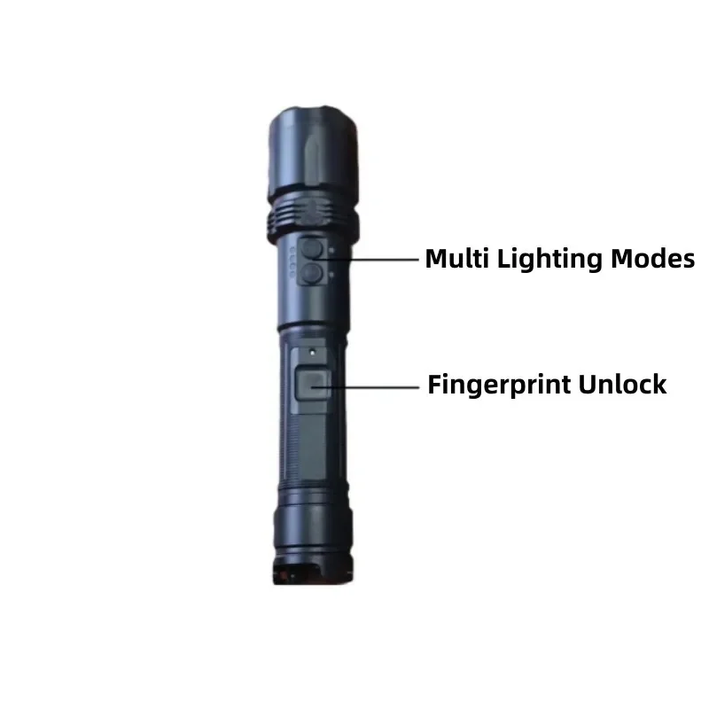 Wholesale high lumen handheld electric shock self defense flashlight led recharge tactical flashlight