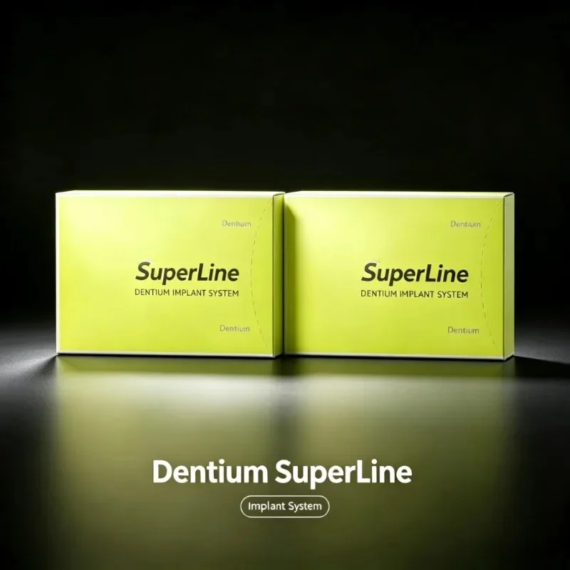 2Pcs Original Titanium Implant SLA Surface Internal Hex Connection For Bone Level Restoration For Dentium SuperLine II