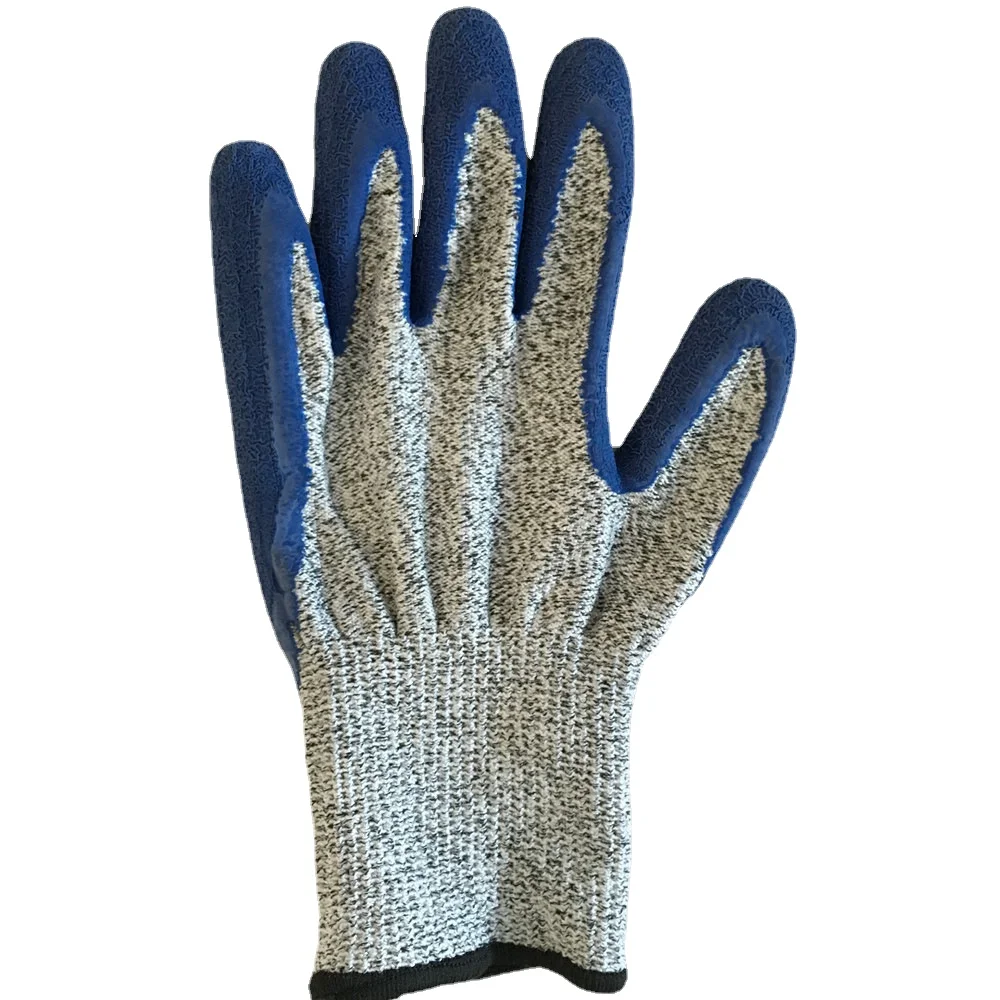 1 Pair Safety Gloves Anti-cutting and Puncture-proof Wear-resistant Anti-cut Gloves Anti-blade Garden Dipping and Anti-oil Glove