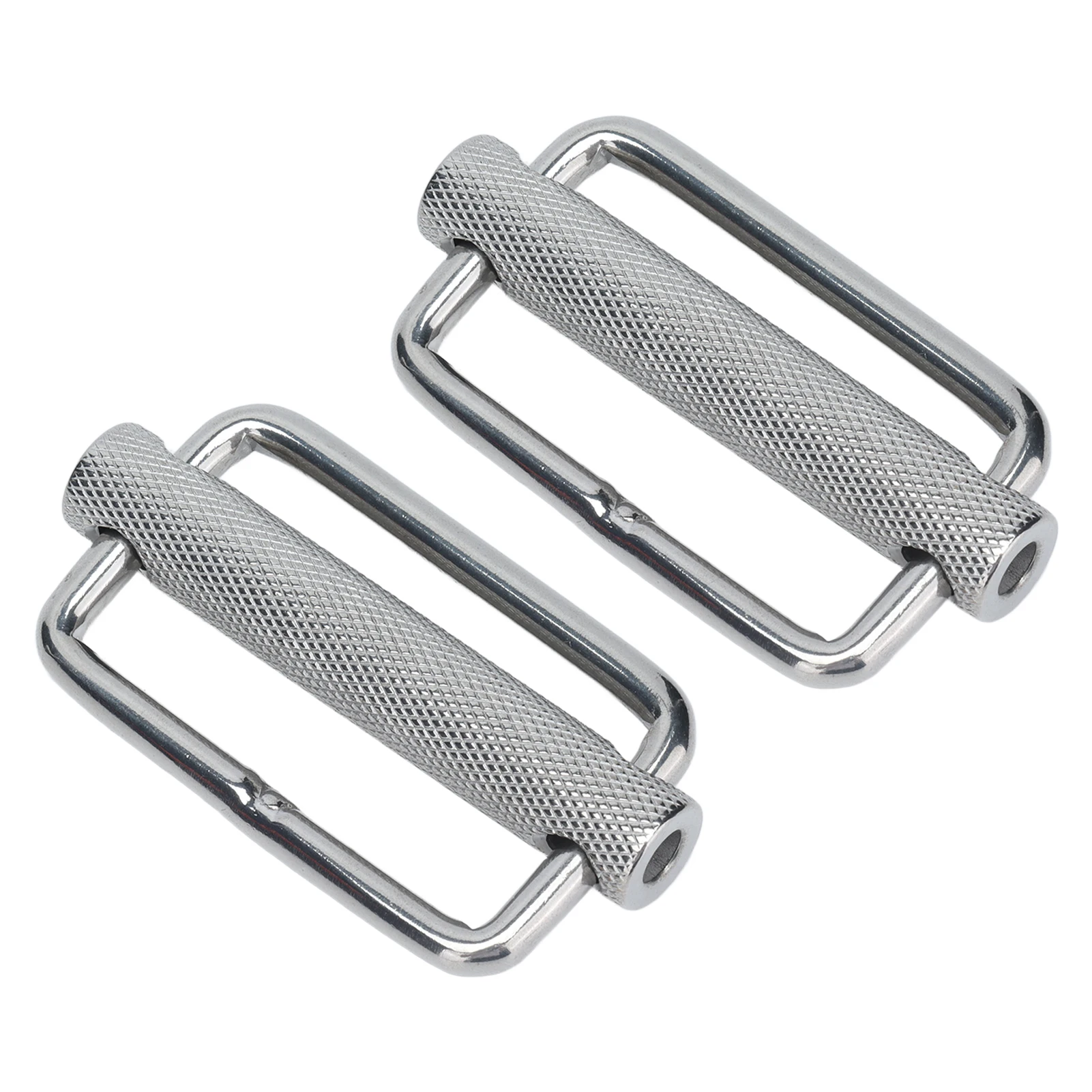 Adjustable Slide Buckle Roller Buckle 316 Stainless Steel Rectangle Adjustable Knurled Roller Belt Buckles