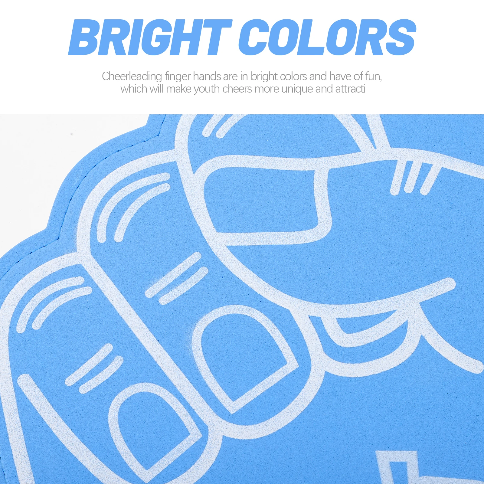 

6Pcs Foam Finger Cheerleading Props Sports Party Supplies Noise Makers for Sports Fans Small Foam Fingers