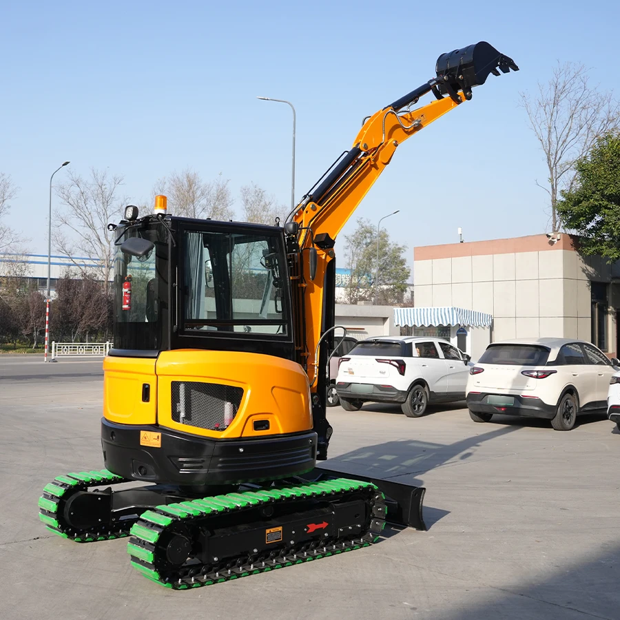

3.5 Ton Mini Excavator Small Digger For Farm Garden Construction Crawler Excavator With CE Certificate High Efficiency
