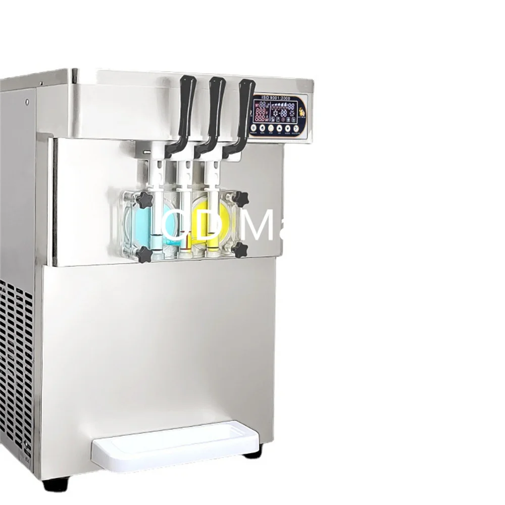 

3 Flavors Table Top Ice Cream Maker Ice Cream Sales Machine Soft Ice Snack Making Machine For Sale Vending Machine