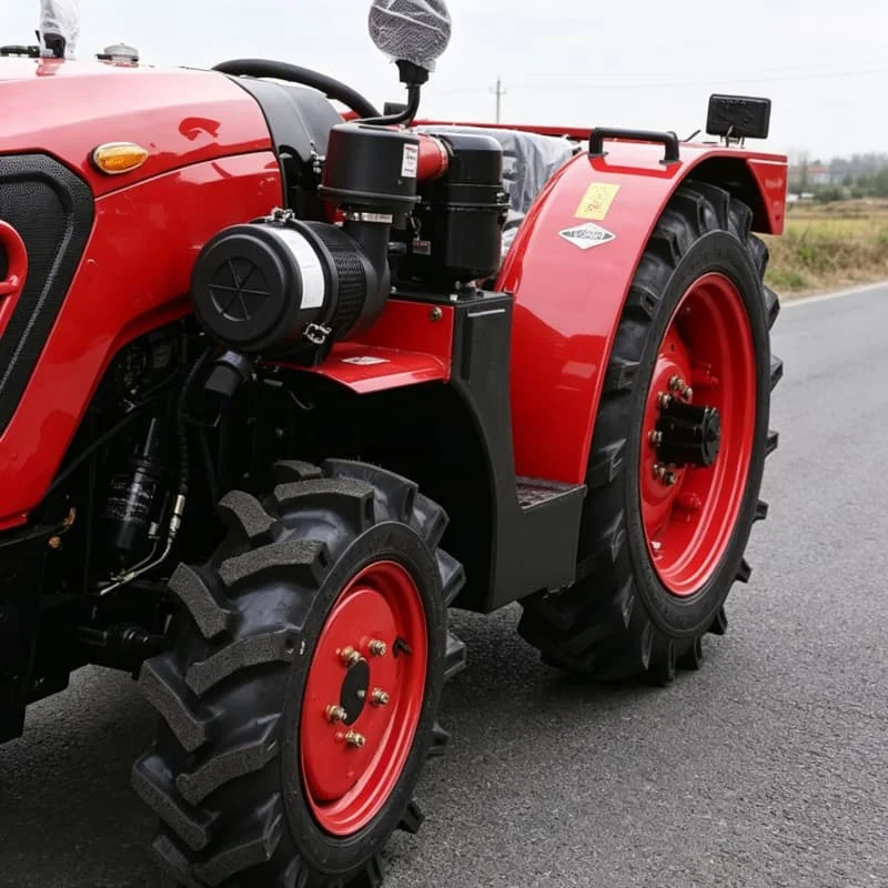 

Customized 4‑Wheel Drive Rotary Tiller, 35HP Wheeled Tractor, Agricultural Rotary Cultivator, Upgraded Micro Tiller