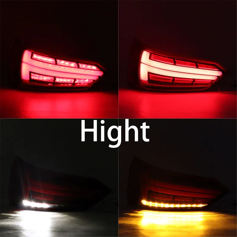 Car Accessories For DFM DFSK Glory 580 Tail Light Brake Stop Warning Turn Signal Fog Reflector Lamp Auto Rear Taillight Assembly