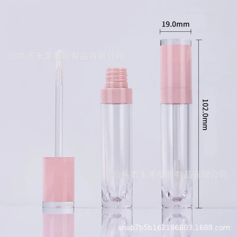 1Pcs 8ml Empty Lip Gloss Tube DIY Plastic Elegant Liquid Lipstick Containers Round Lipgloss Lip Balm Bottle Skin Care Tool