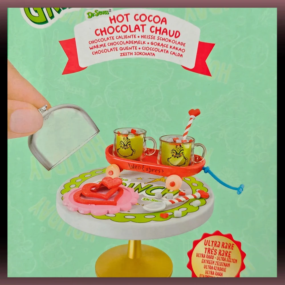 جديد Miniverse Mga كرة عيد الميلاد الصغيرة Miniverse مقياس صغير لتقوم بها بنفسك لعبة الطعام صندوق غامض اليدوية مفاجأة هدية الكريسماس لعبة