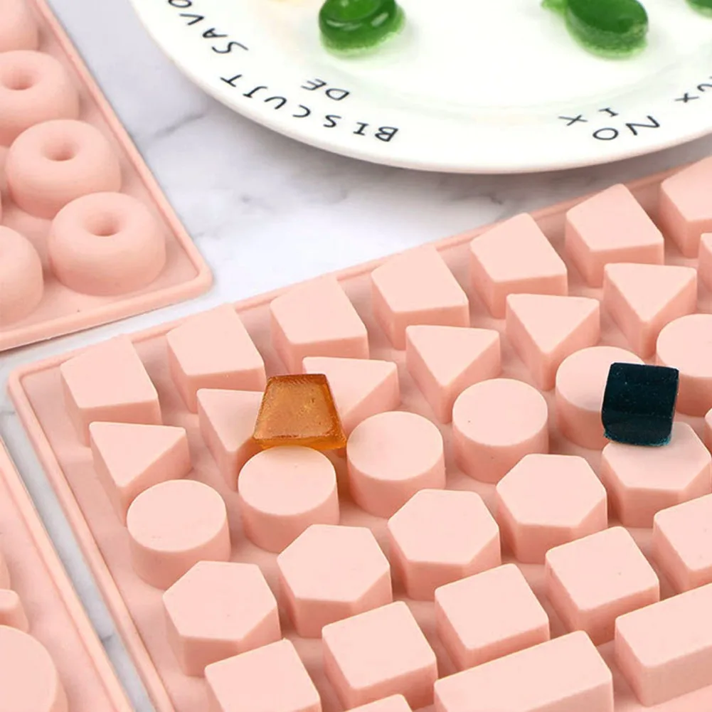 Mix Fruit Animal Silicone Chocolate Mold Multi-Style Candy Jelly Mould Geometry Heart Cake Decor Baking Set Ice Tray Gifts