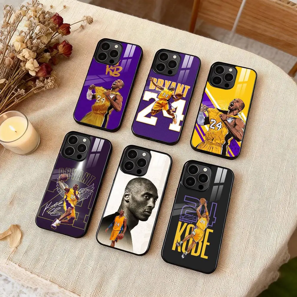 

K-Kobe B-Bryant 24 Phone Case For iPhone 17,16,15,14,13,12,Plus,Pro,Max for Magsafe Magnetic Wireless Charging