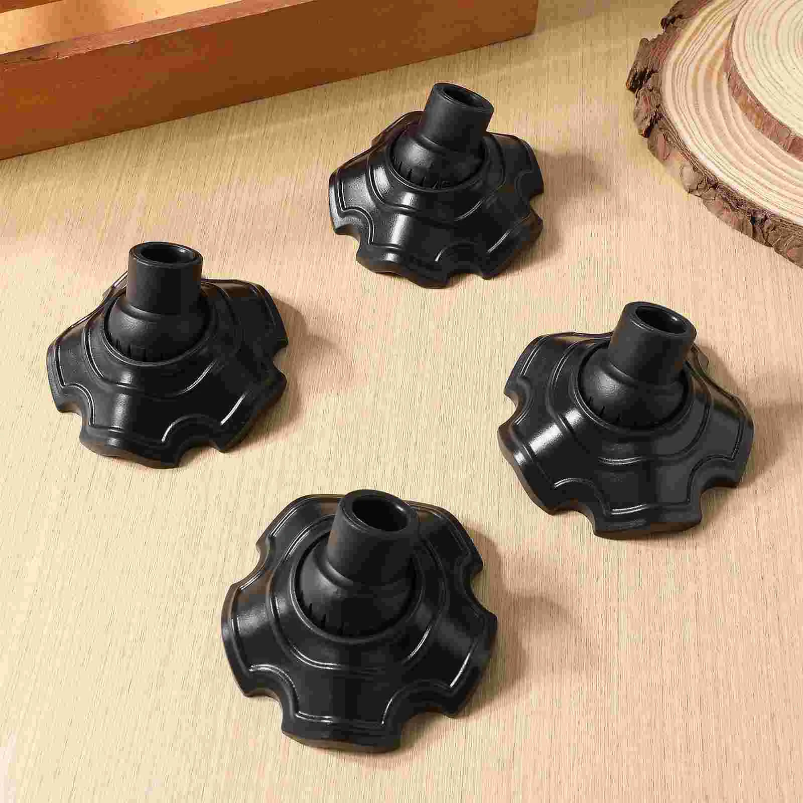 Bantalan pelindung kaki kursi, 4 Pcs pelindung kaki Tips plastik ujung berkemah lantai