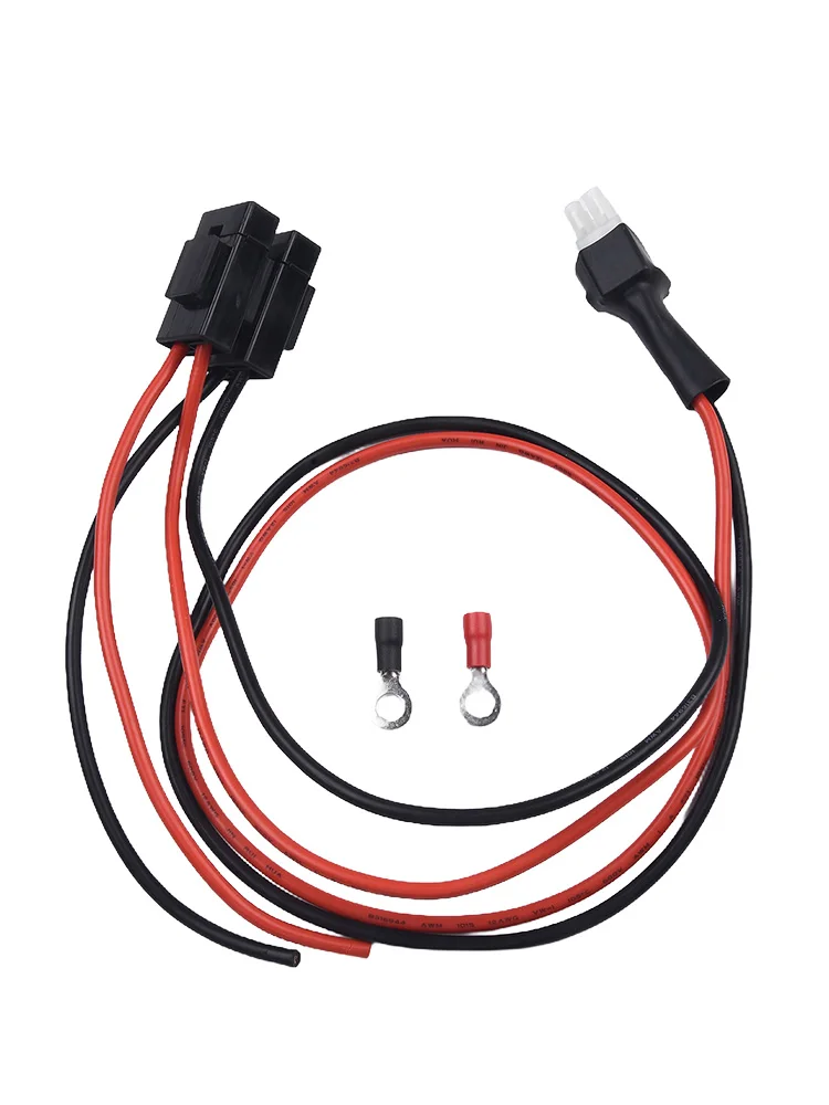 Wave Radio Power Supply Cable 1M 30A For ICOM IC-7000 IC-7600/ FT-450/TS-480 With for awm 1015 12AWG Heat Resistant Wire
