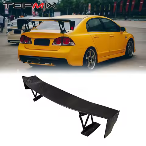 For Honda Civic FD1 FA1 FD2 Type-R 2026 Carbon Fiber Rear Spoiler Trim &ndash; MM Style Lightweight Accent