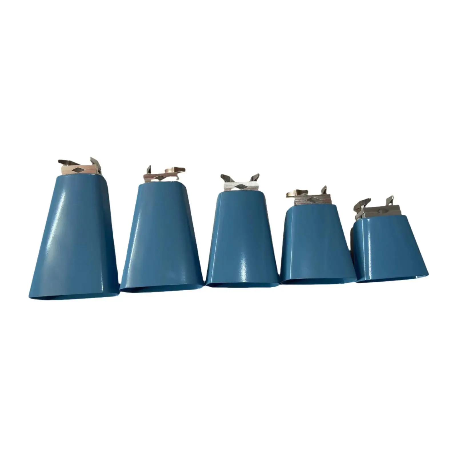 Metal Cowbell Set .Cowbell Music Toy .Drum Accessories Cow Bells Noise Maker Percussion Cowbell Set for Concerts Sport Events