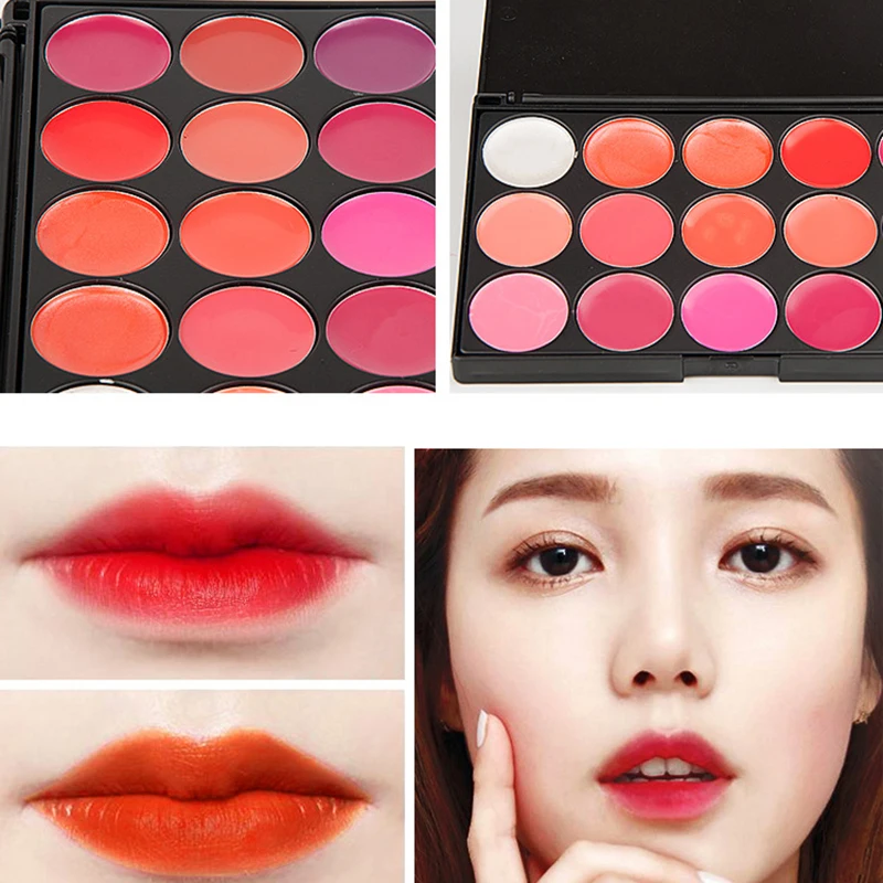 Brand New  15 Colors Lipgloss Palette Moisturizing Soft Cream Lip Gloss Waterproof Long Lasting Lip Gloss Cosmetic Makeup